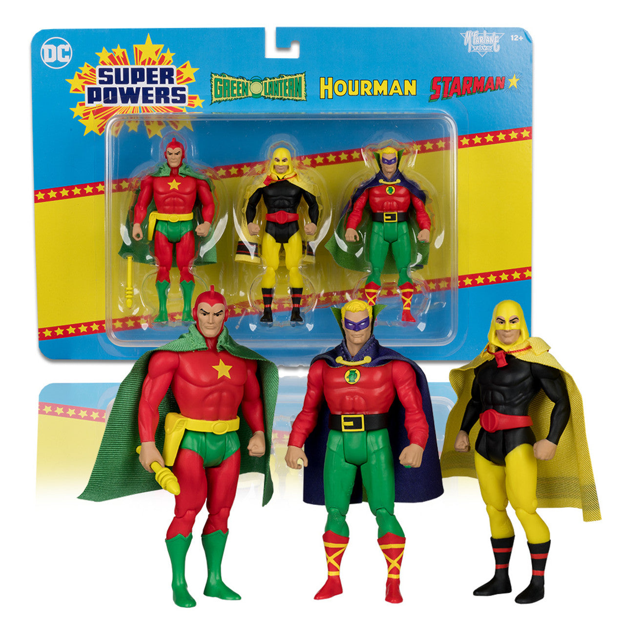 DC Super Powers 3 Pack Hourman/Green Lantern/Starman