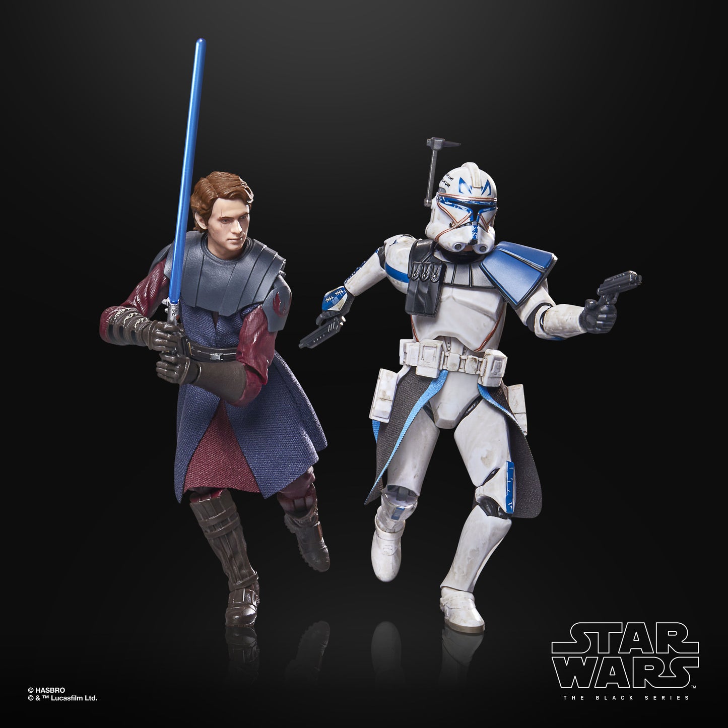 Star Wars The Black Series Anakin Skywalker & Clone Captain Rex EXCLUSIVA