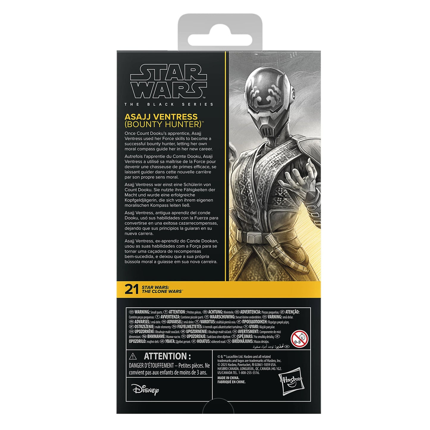Star Wars The Black Series Asajj Ventress (Bounty Hunter)