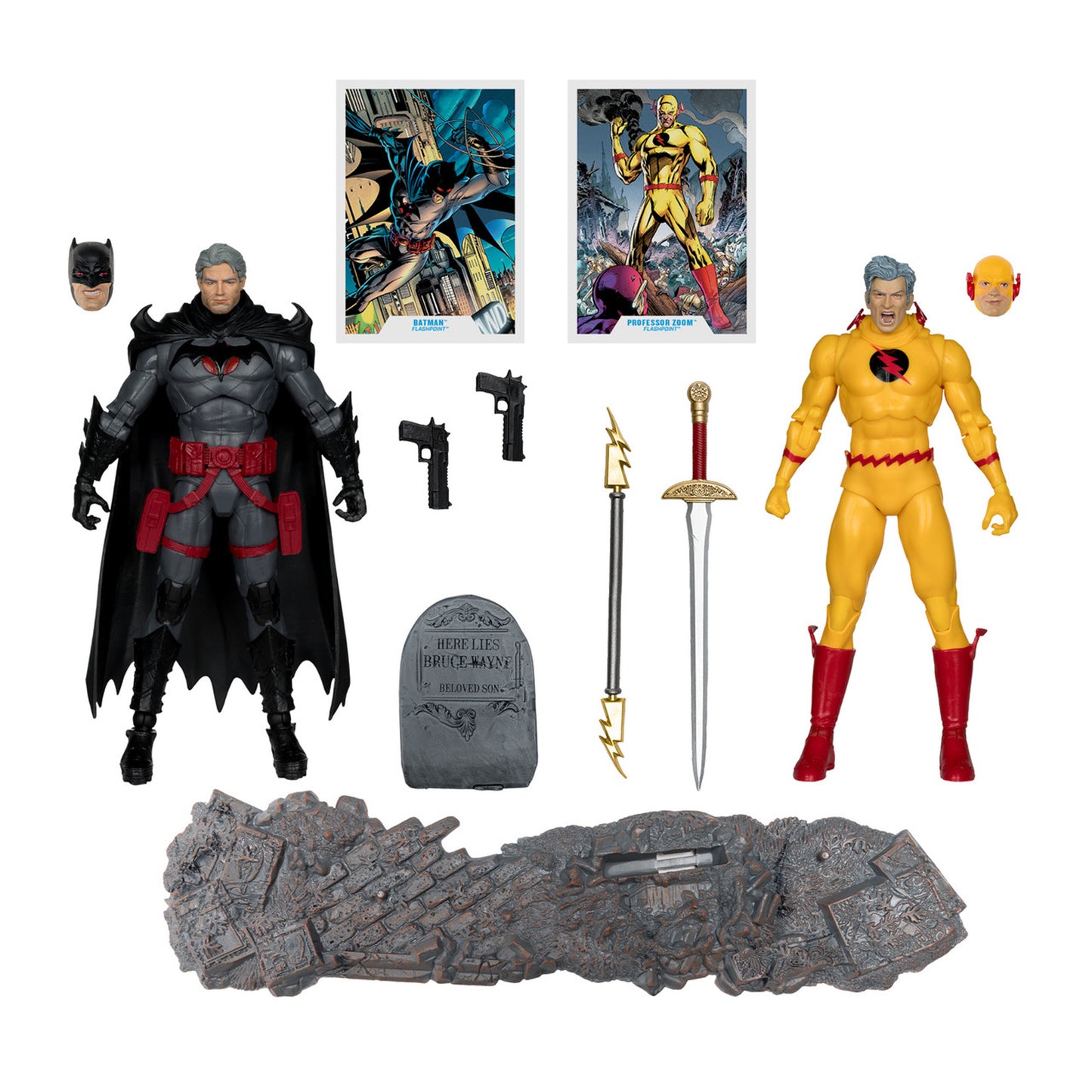 DC Multiverse Batman vs Professor Zoom (Flashpoint)