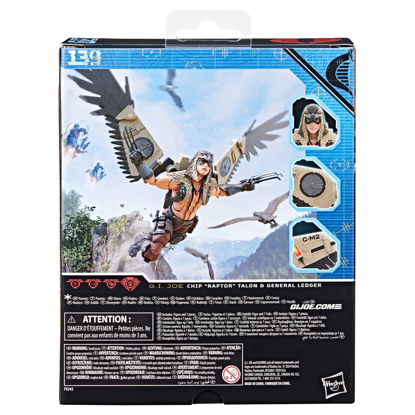 G.I. Joe Classified Series Chip Raptor Talon & General Ledger