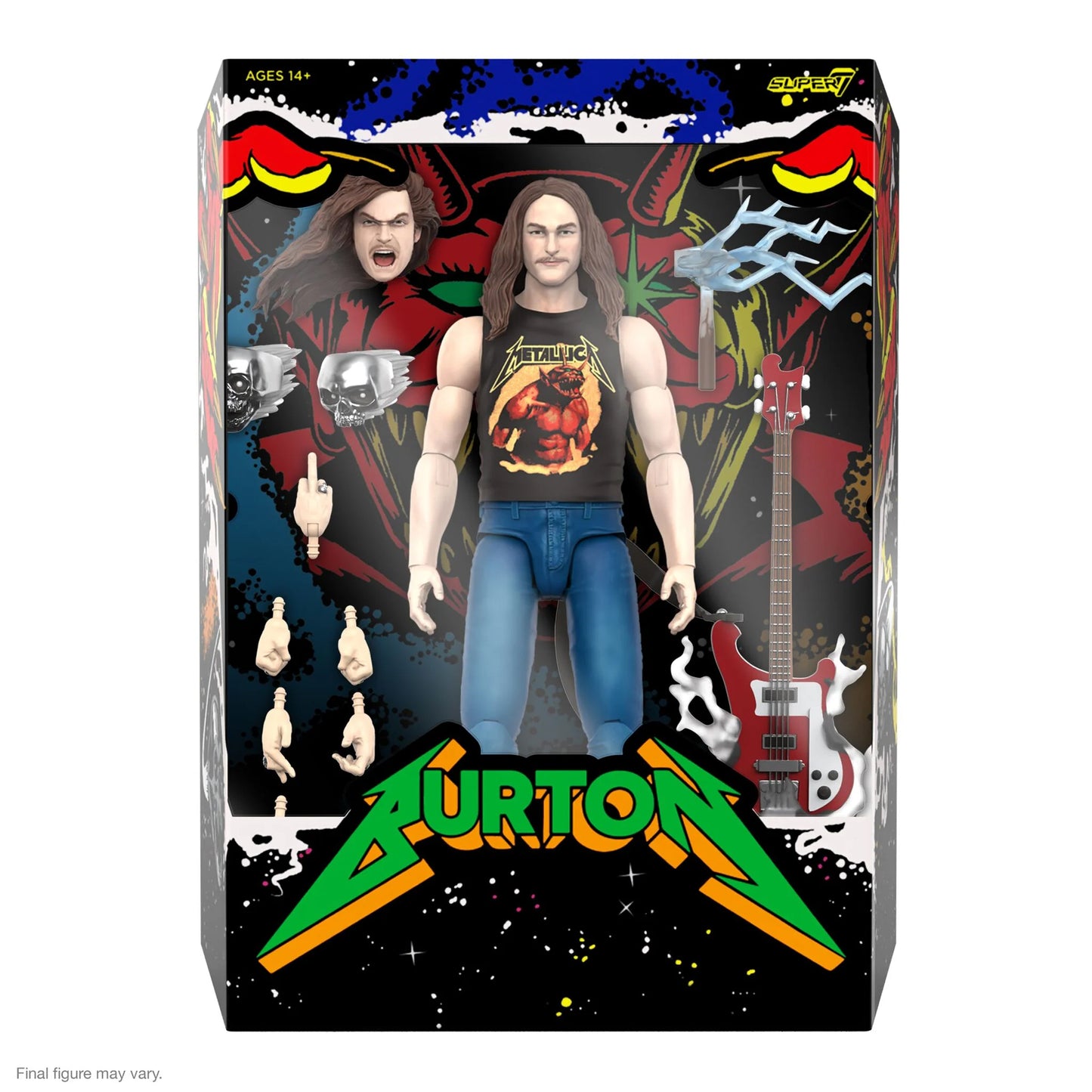 Super7 Ultimates Cliff Burton (Superhero Poster) 2do Pago