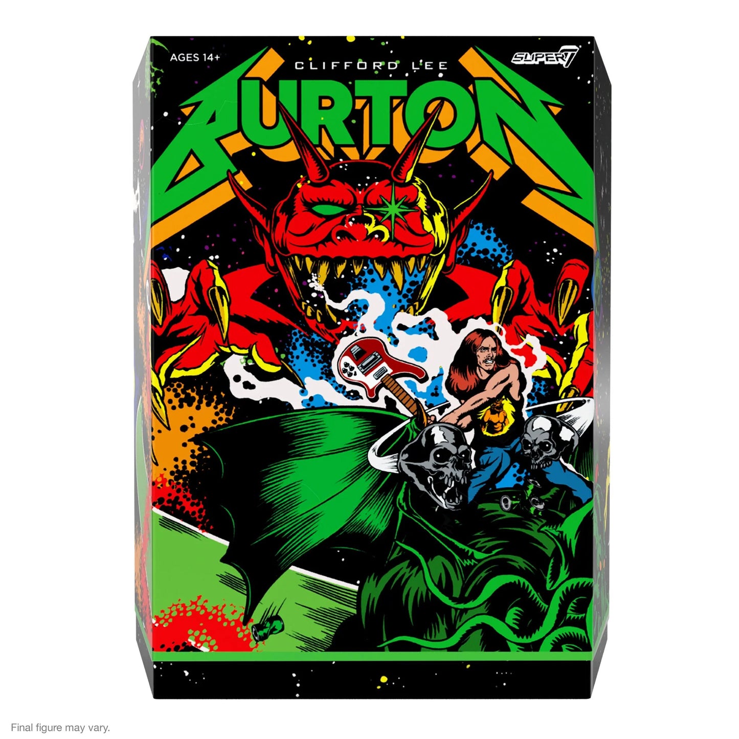 Super7 Ultimates Cliff Burton (Superhero Poster) 2do Pago