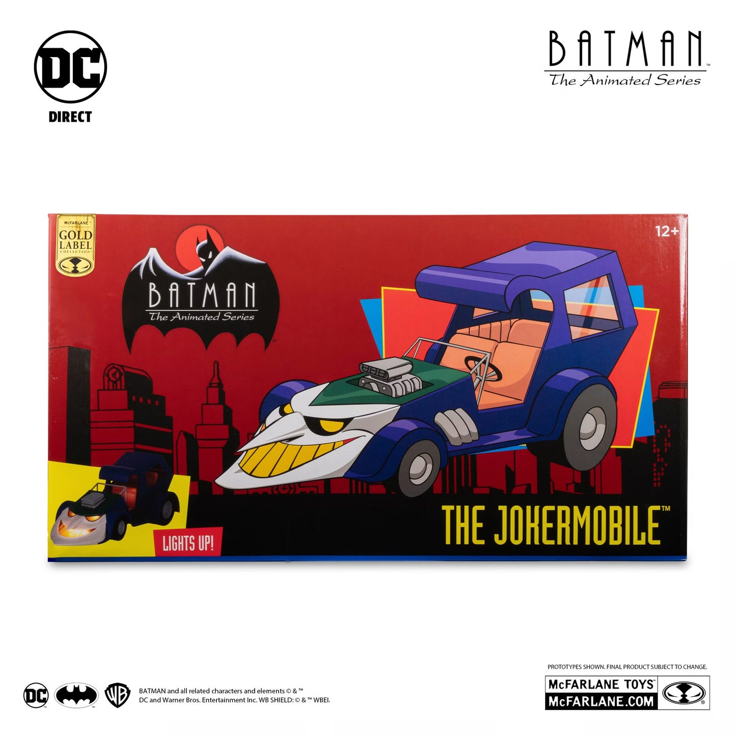 DC Direct Batman The Animated Series The Joker Mobile FEDEX