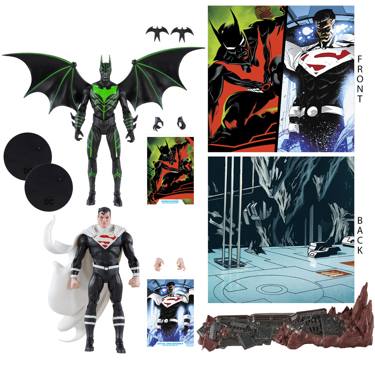 DC Multiverse Batman Beyond vs Justice Lord Superman 2do Pago