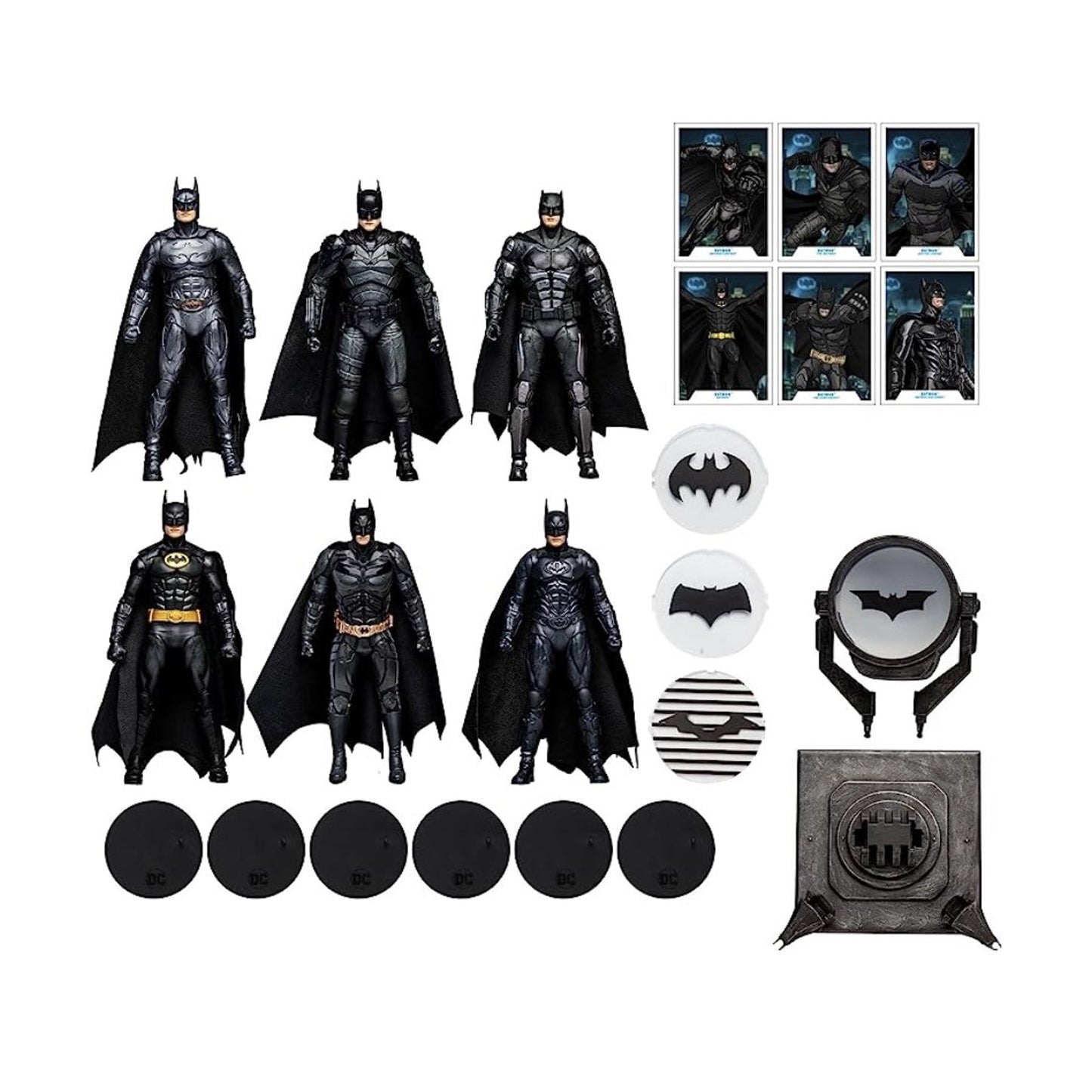DC Multiverse Batman Movie Collection 6 Pack ABANDONADO (YA INCLUYE ENVIO)