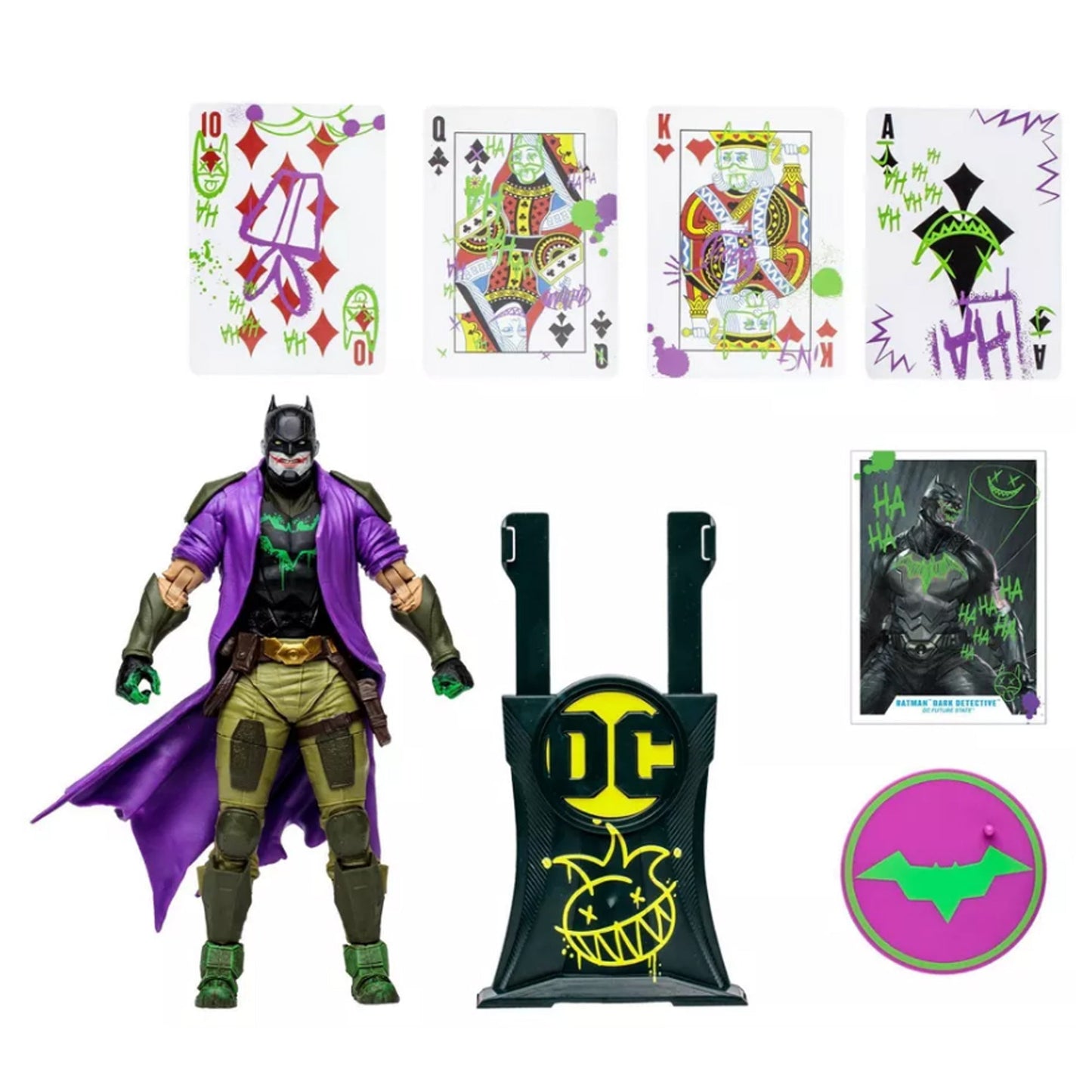 DC Multiverse Batman (Dark Detective) Jokerized Gold Label ENVIO