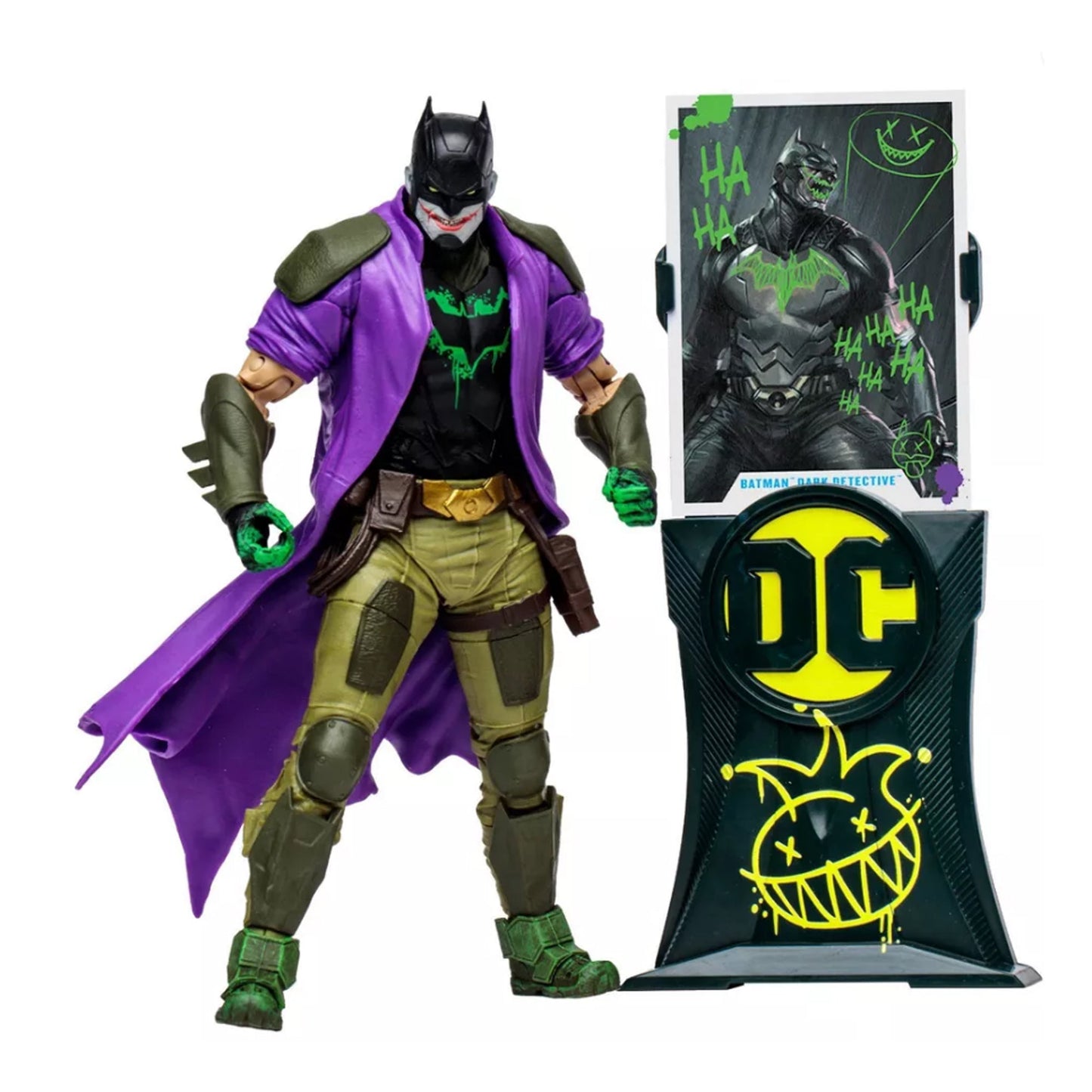 DC Multiverse Batman (Dark Detective) Jokerized Gold Label ENVIO