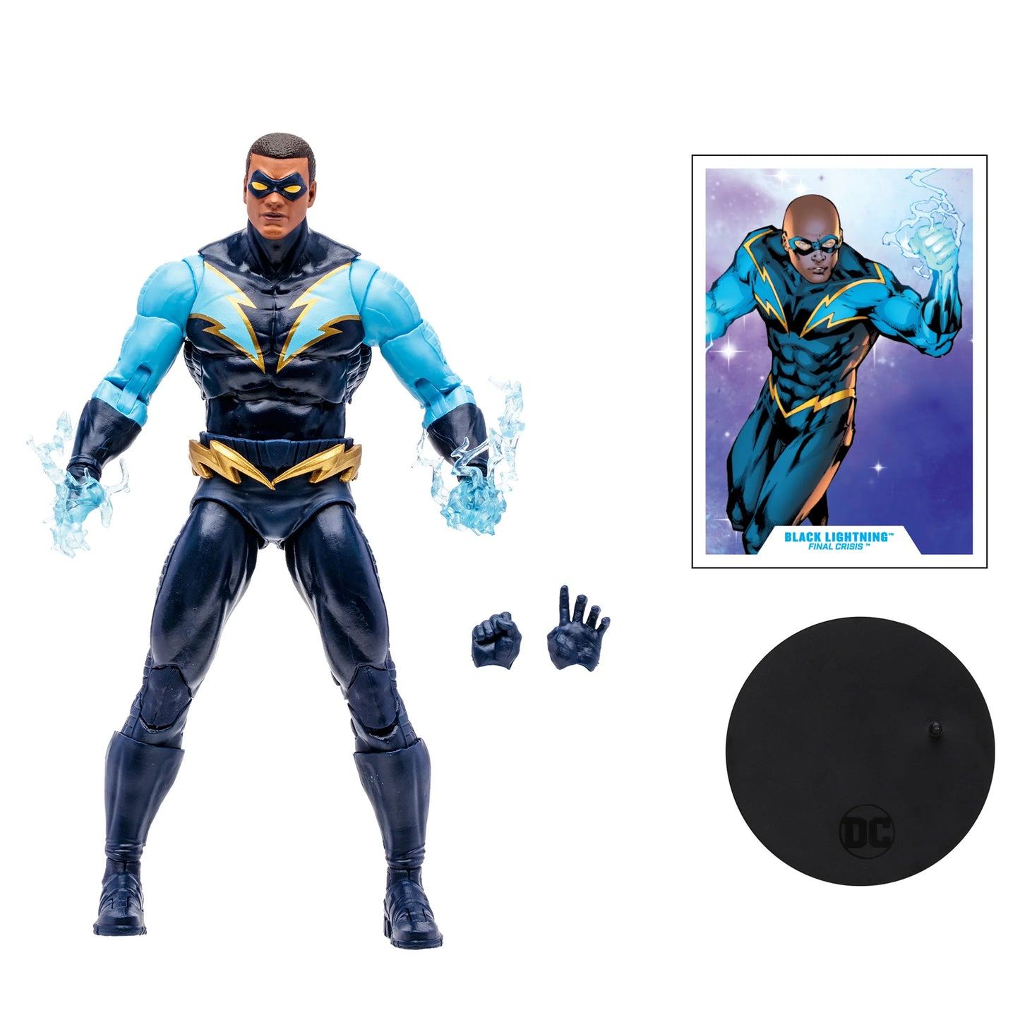 DC Multiverse Final Crisis Black Lightning Gold Label Exclusiva
