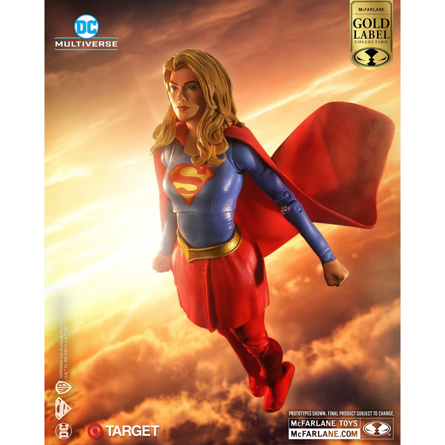 DC Multiverse Supergirl (New 52) Gold Label Exclusiva