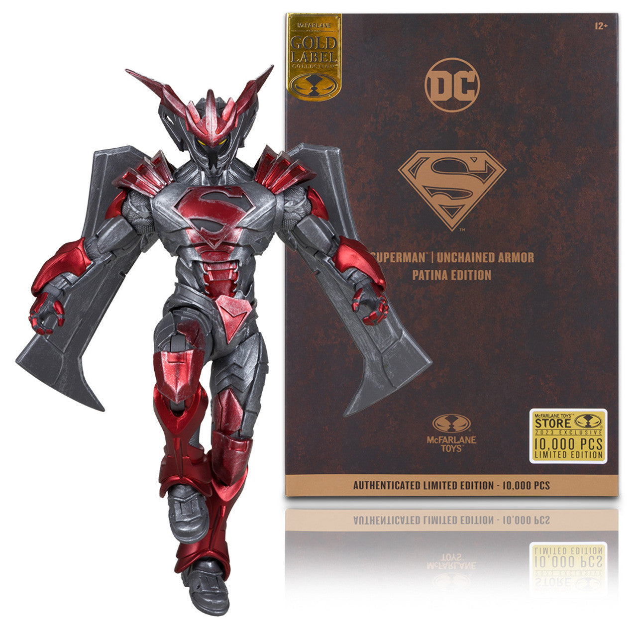DC Multiverse Superman Unchained Armor Patina Edition Gold Label EXCLUSIVA 2do Pago