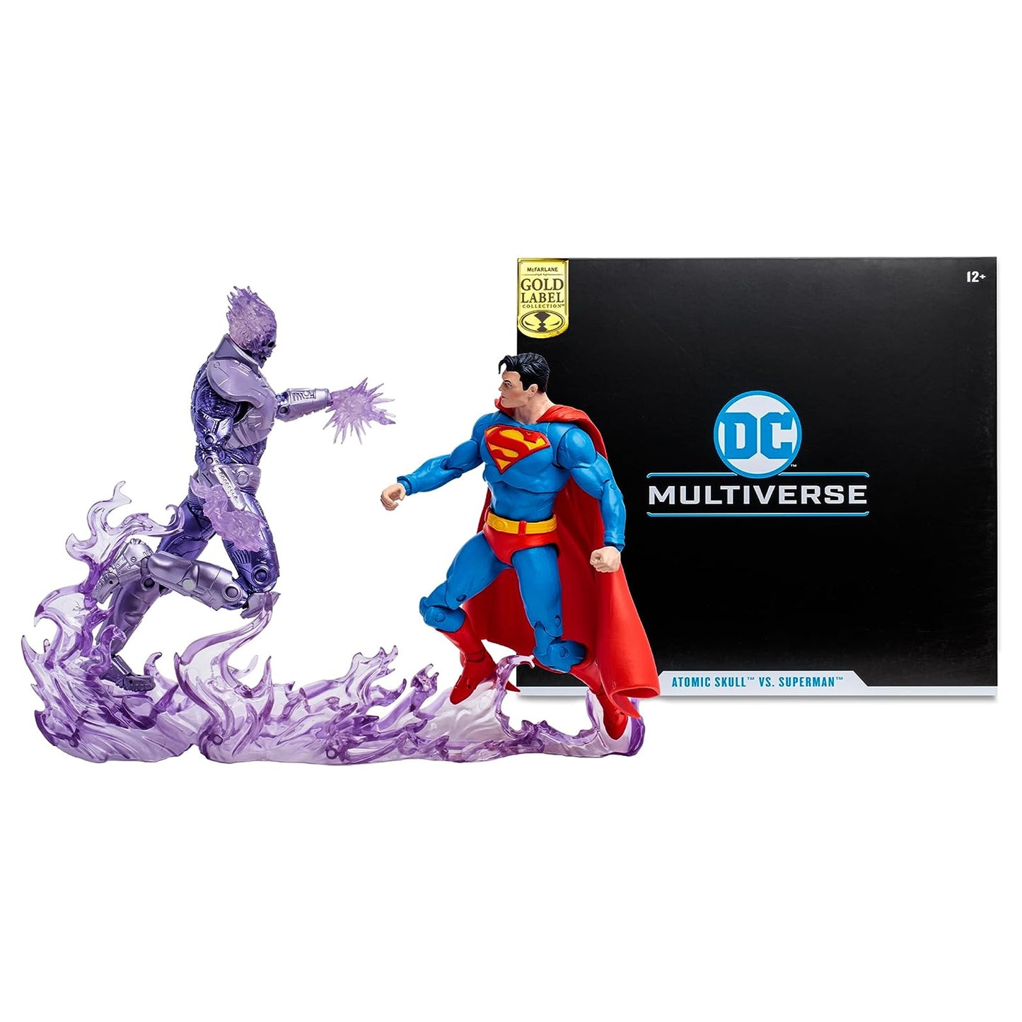 DC Multiverse Superman vs Atomic Skull 2 Pack Gold Label
