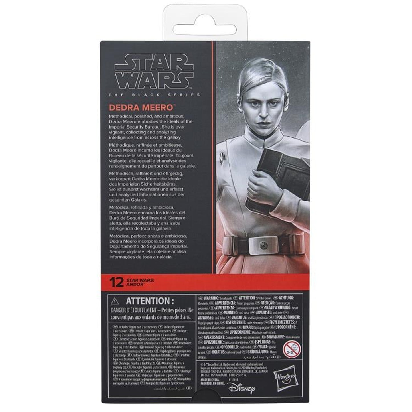 Star Wars The Black Series Andor - Dedra Meero 2do Pago