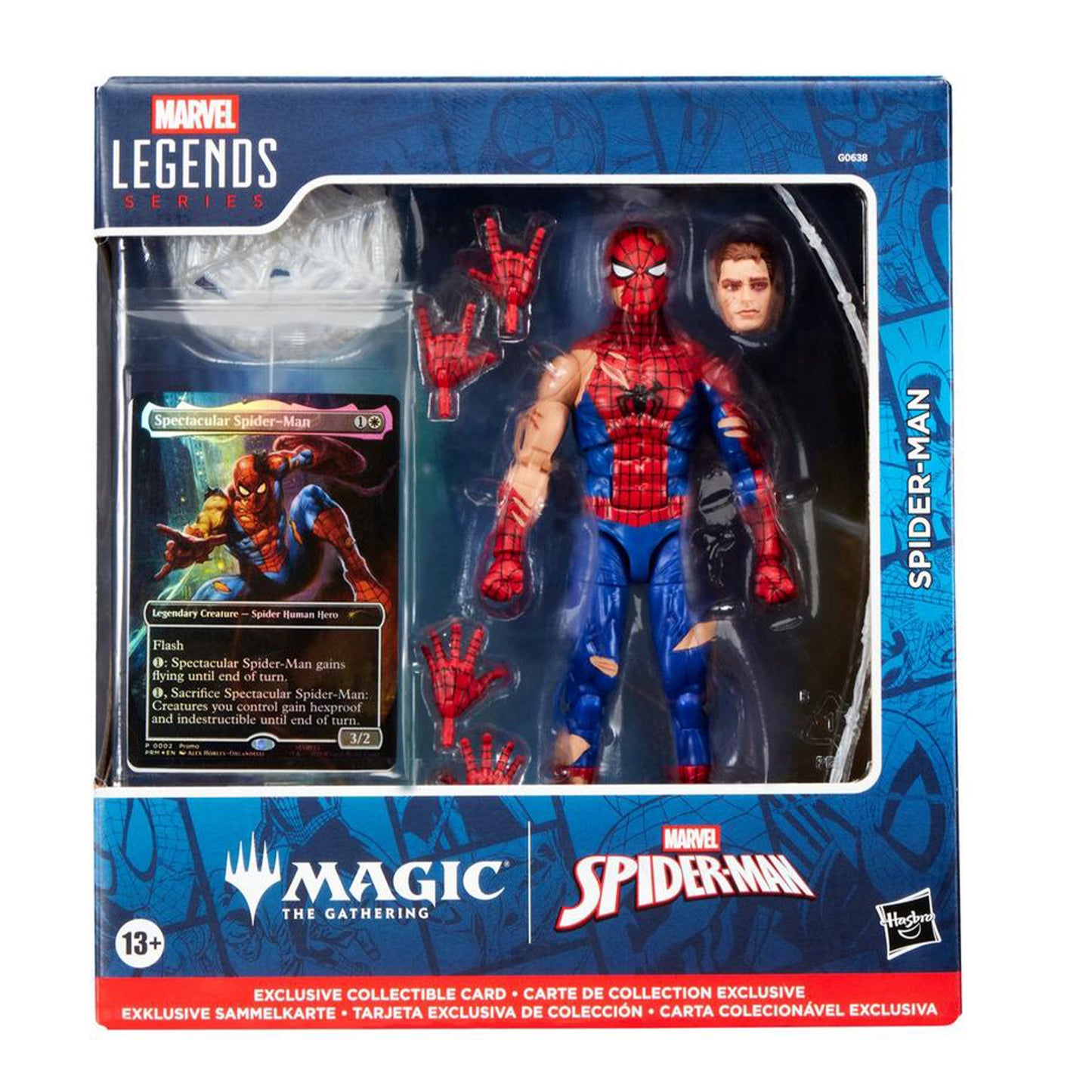 Marvel Legends Magic: The Gathering Battle Damaged Spider-Man