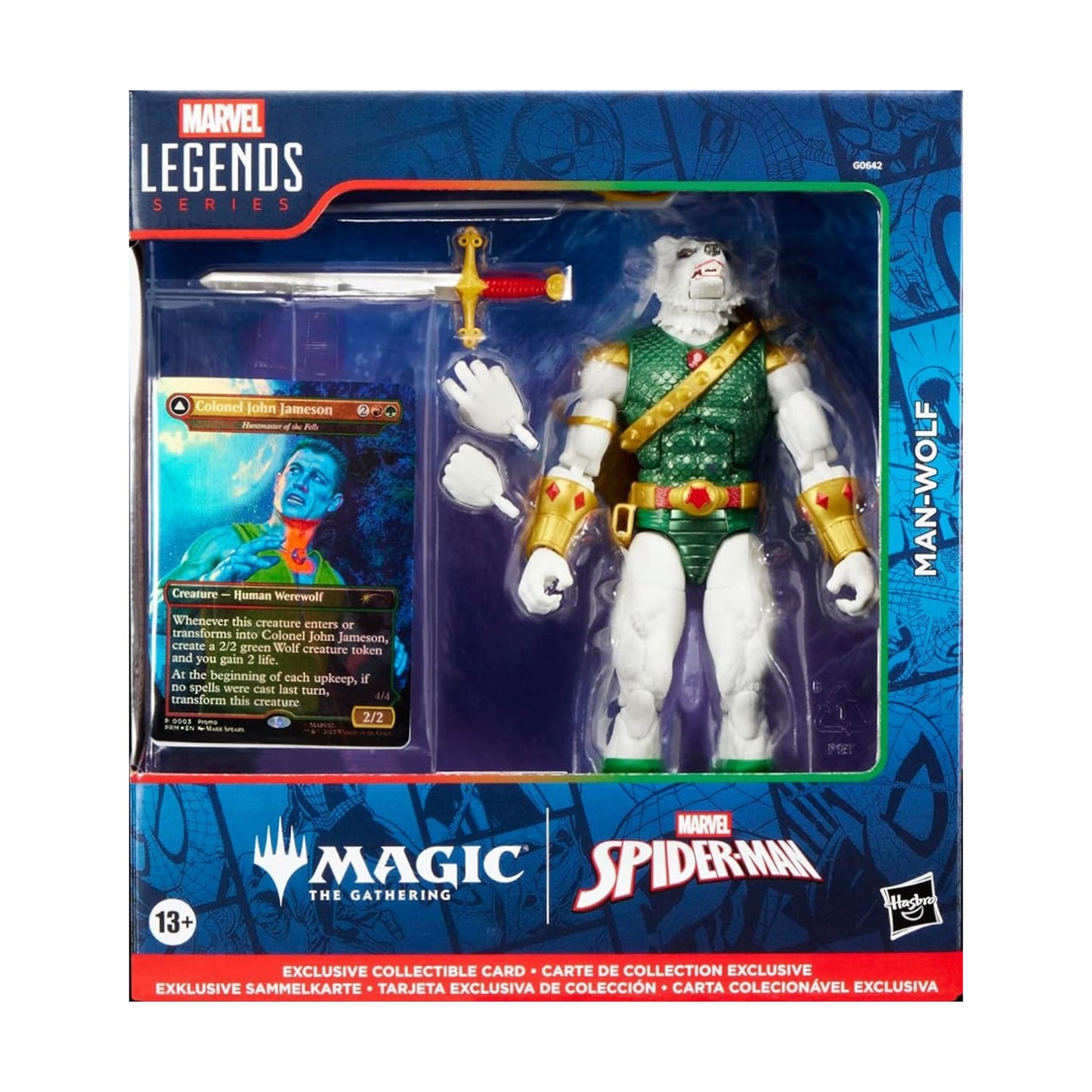Marvel Legends Magic: The Gathering Man-Wolf