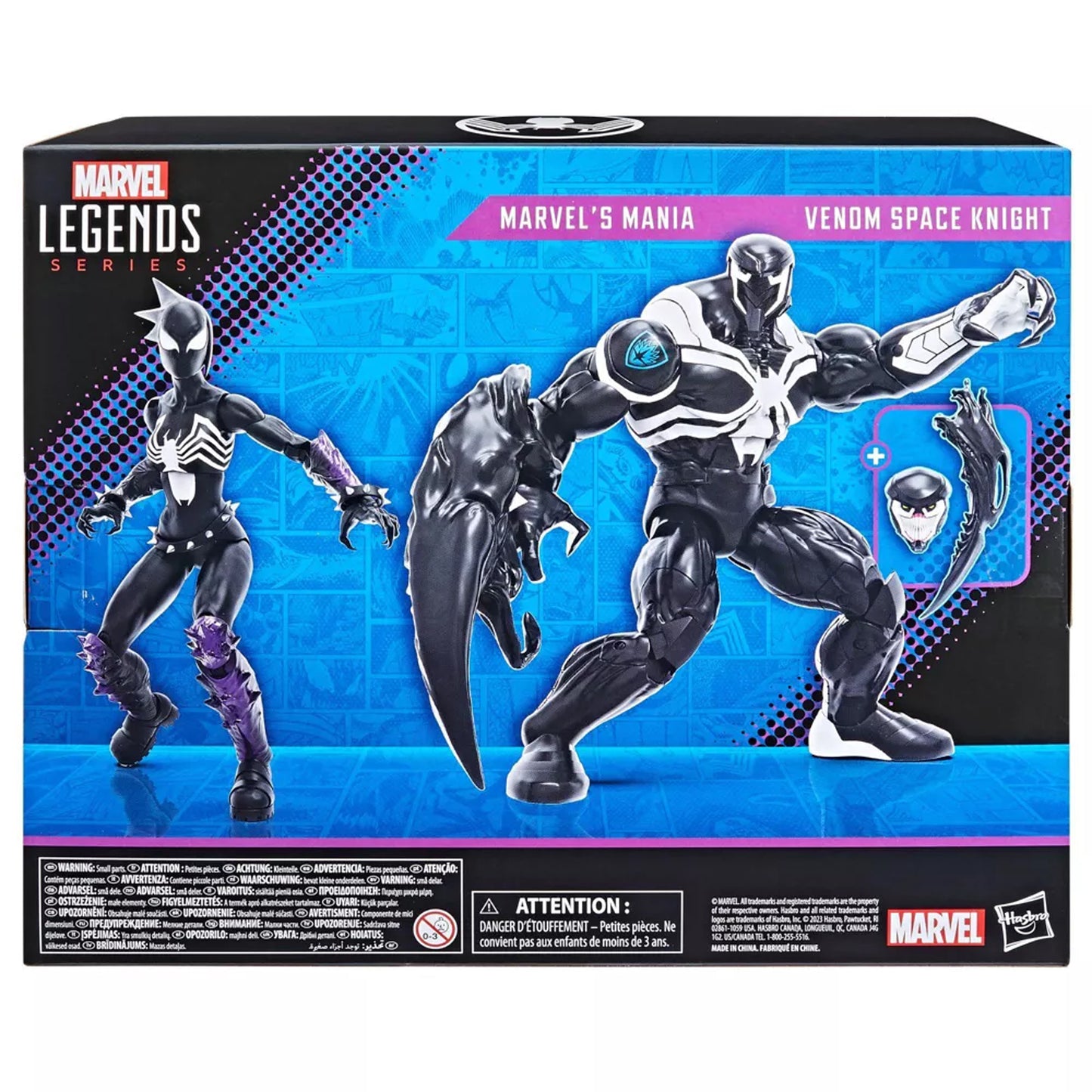 Marvel Legends Venom Space Knight/Mania 2 Pack EXCLUSIVA