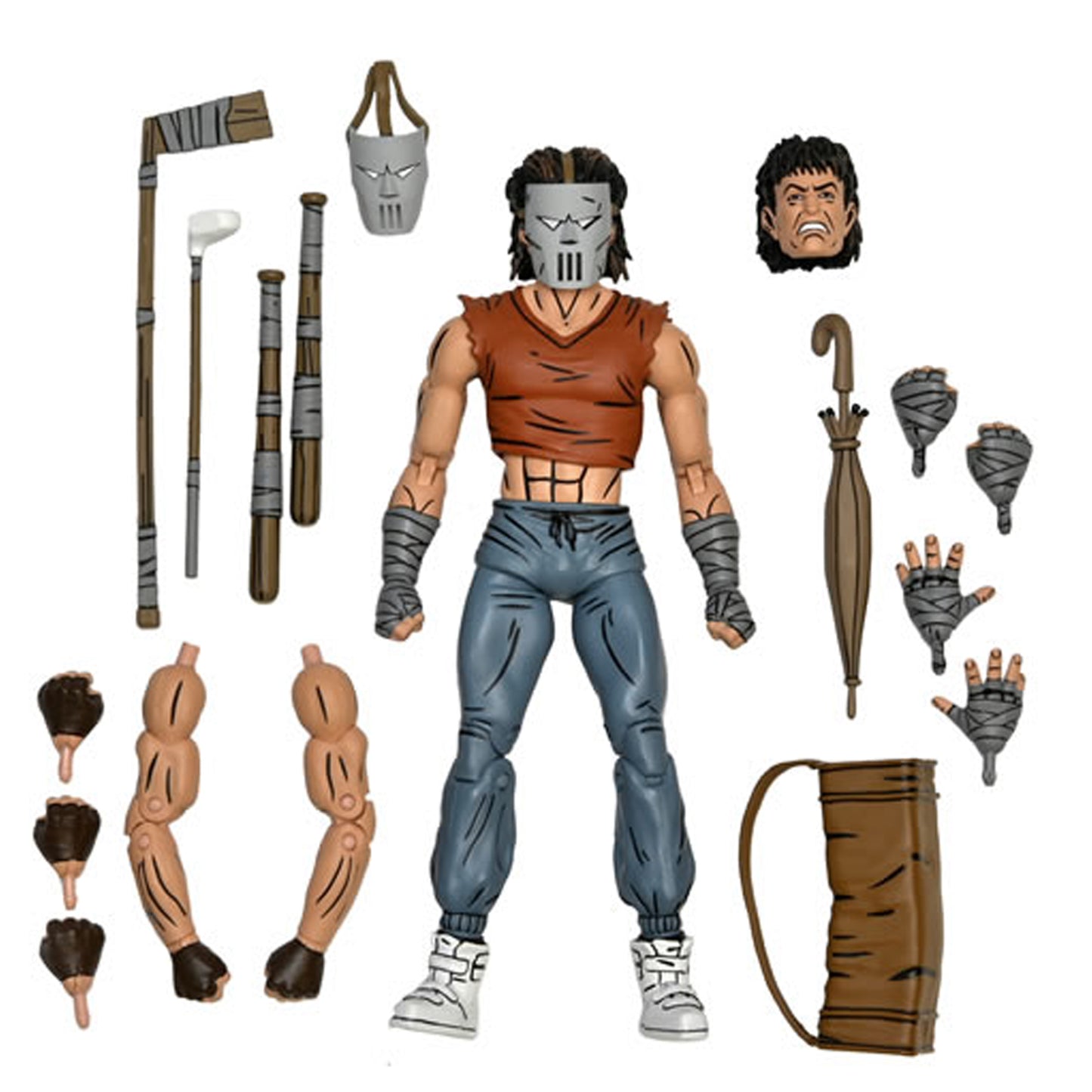 NECA TMNT Mirage Comics Ultimate Casey Jones (Red Shirt)