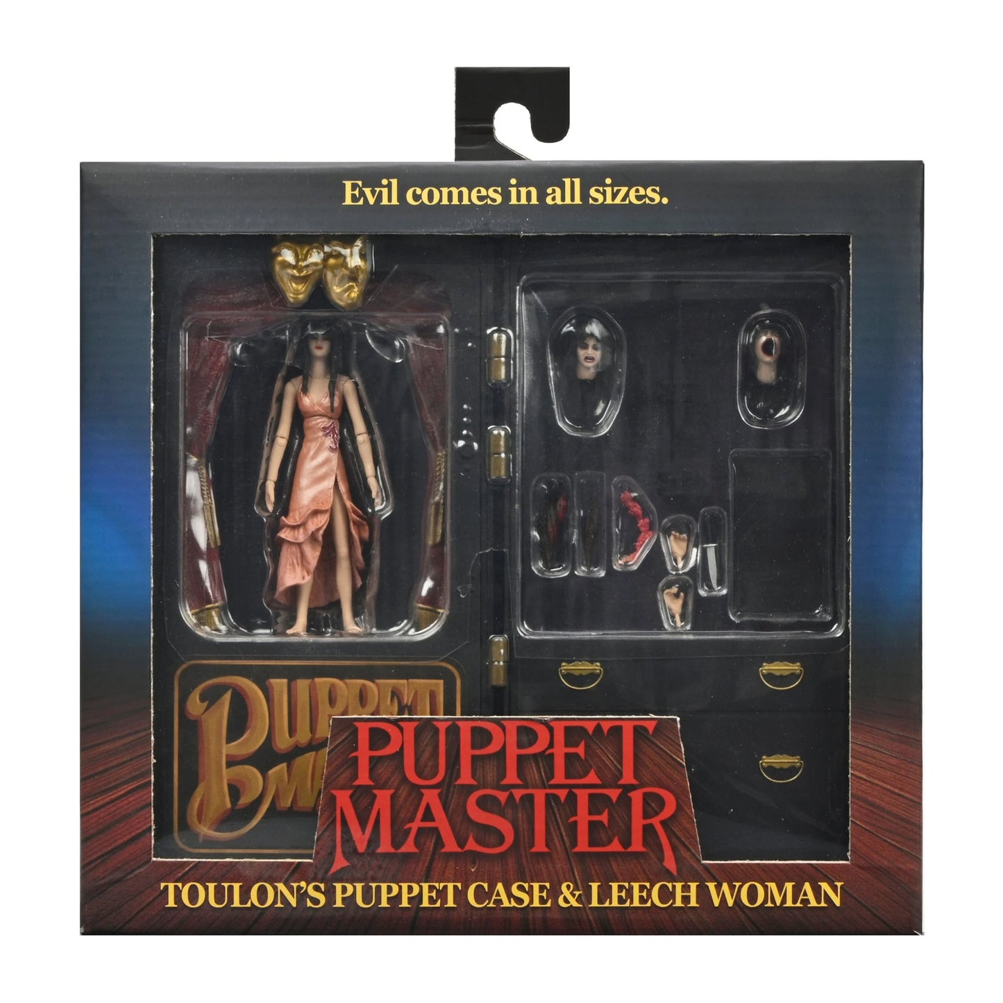 NECA Puppet Master Ultimate Leech Woman and Toulon's Puppet Case 2-Pack ENVIO