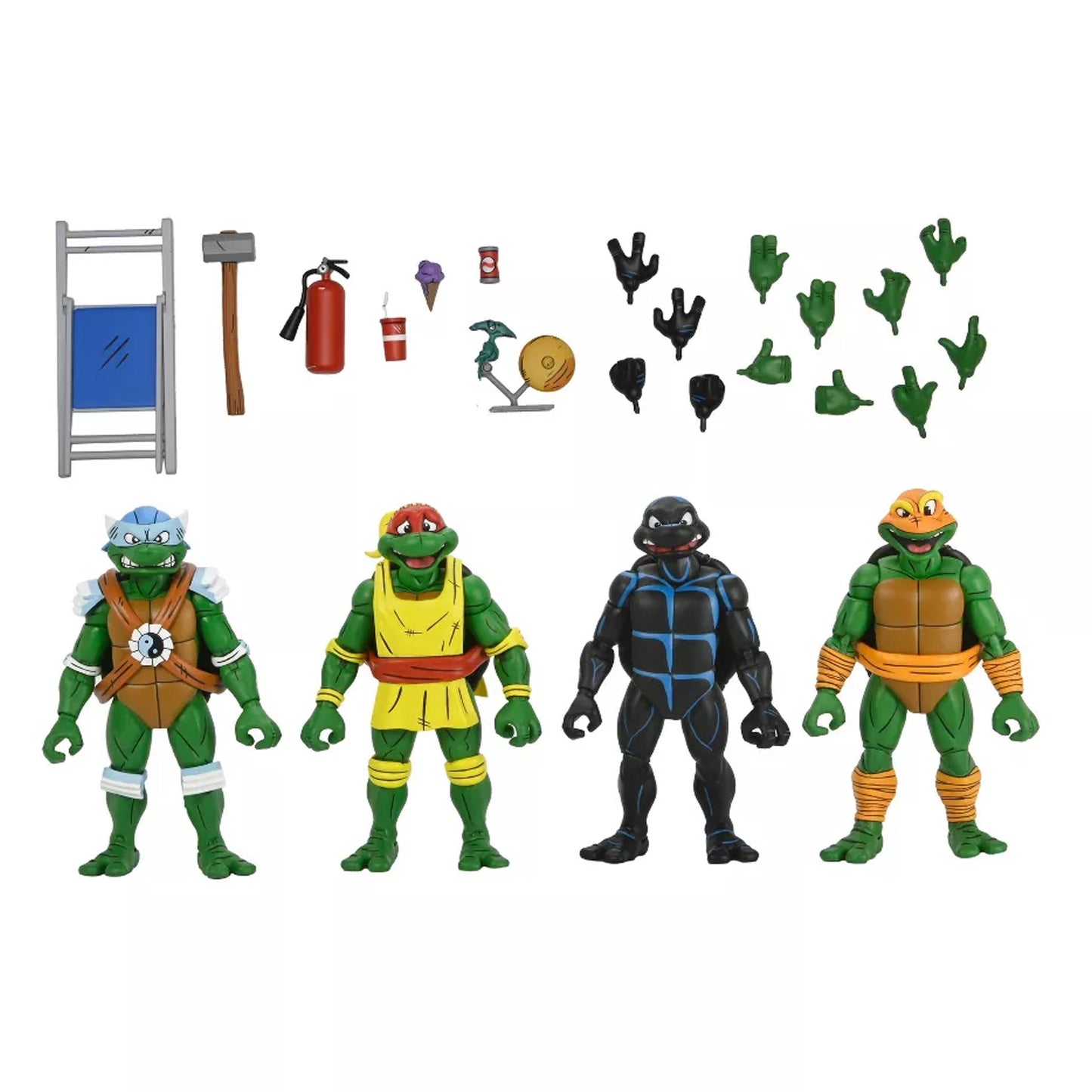 NECA TMNT Archie Comics Stump Wrestling Turtles 4 Pack 2do Pago
