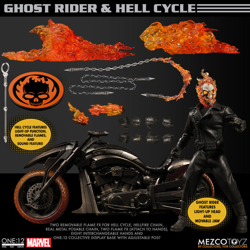 Mezco One:12 Ghost Rider & Hell Cycle 2do Pago
