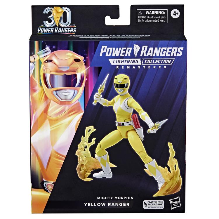 Power Rangers Lighting Collection REMASTERED Morphin Yellow Ranger 2do Pago