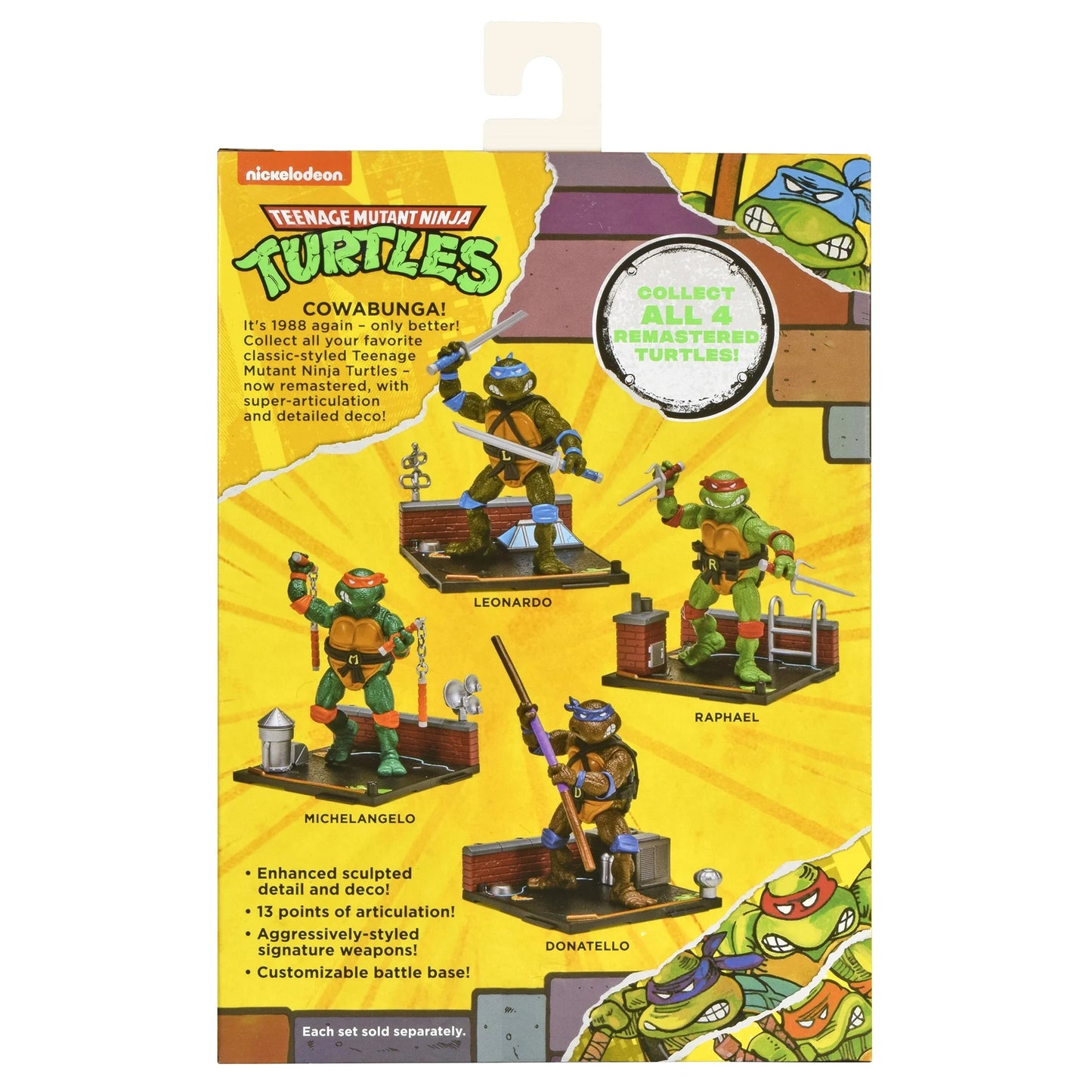 Playmates TMNT REMASTERED Set de 4 2do Pago
