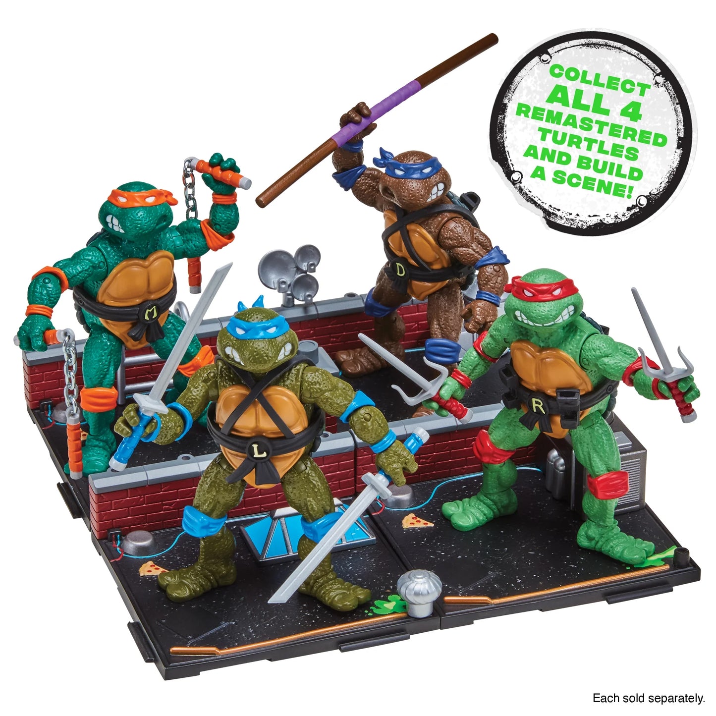 Playmates TMNT REMASTERED Set de 4 2do Pago