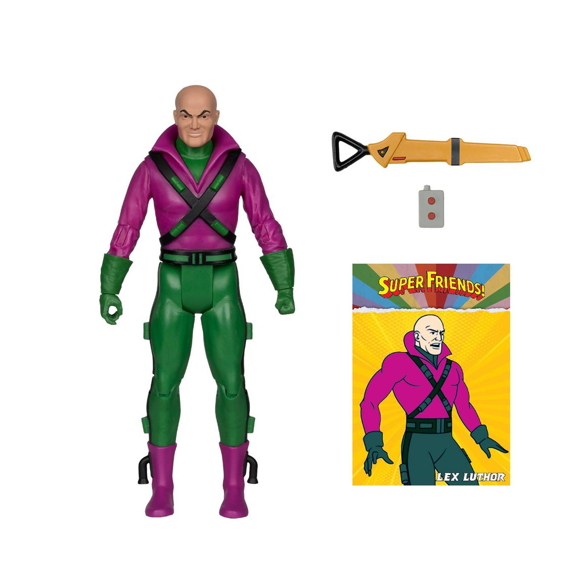 McFarlane Toys DC Super Friends Retro Wave (Batman/Green Lantern/Lex Luthor/Sinestro/Riddler)