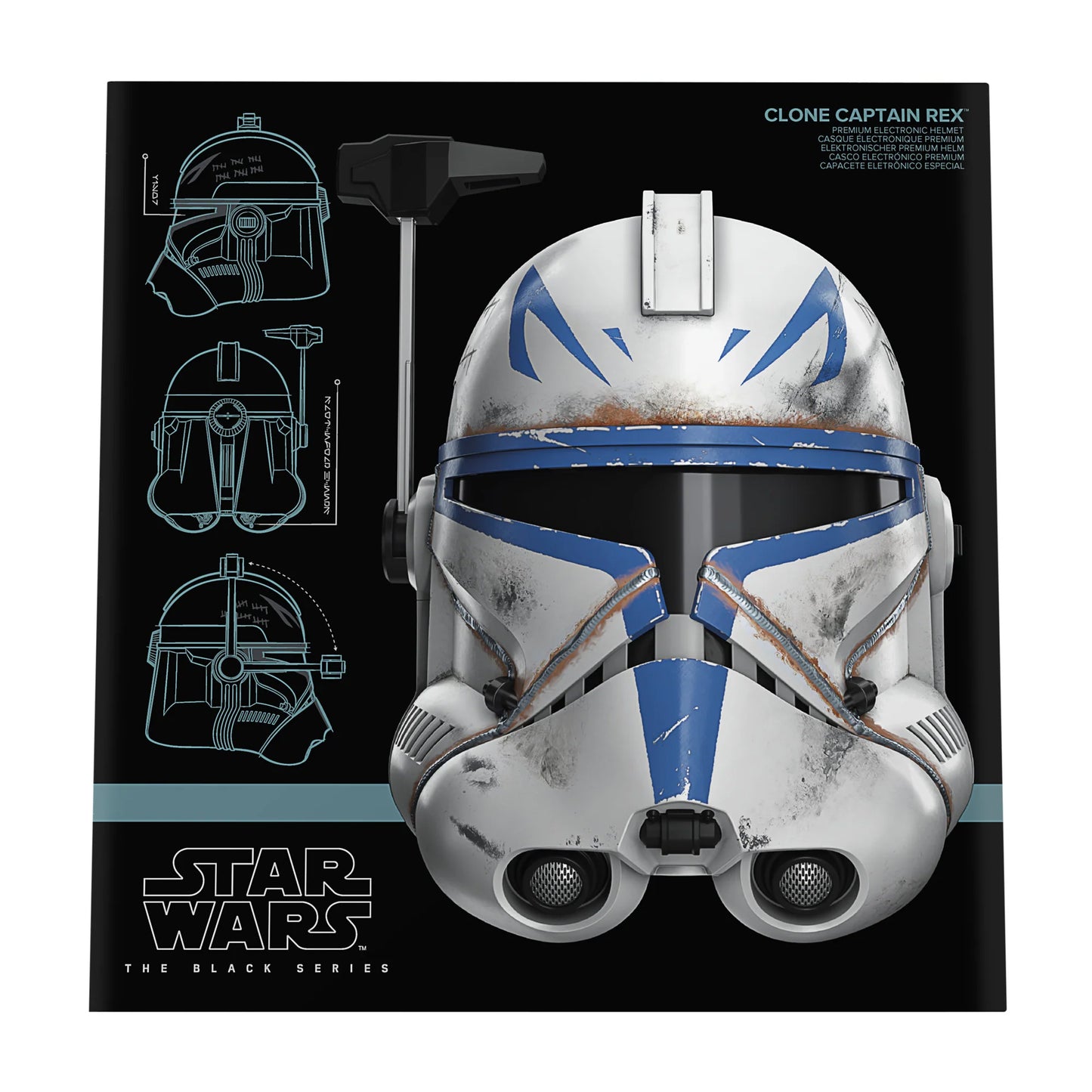 Star Wars The Black Series Clone Captain Rex Casco