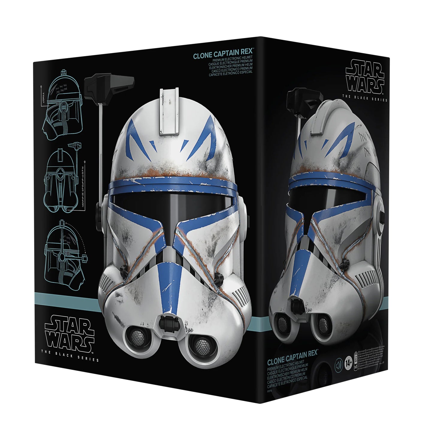 Star Wars The Black Series Clone Captain Rex Casco