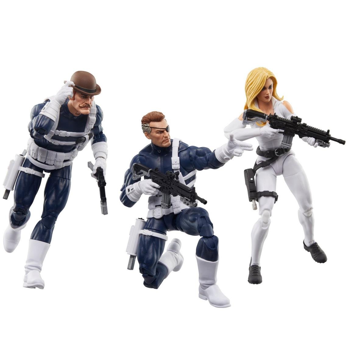 Marvel Legends Nick Fury Jr., Sharon Carter, Dum Dum Dugan 3 Pack 2do Pago