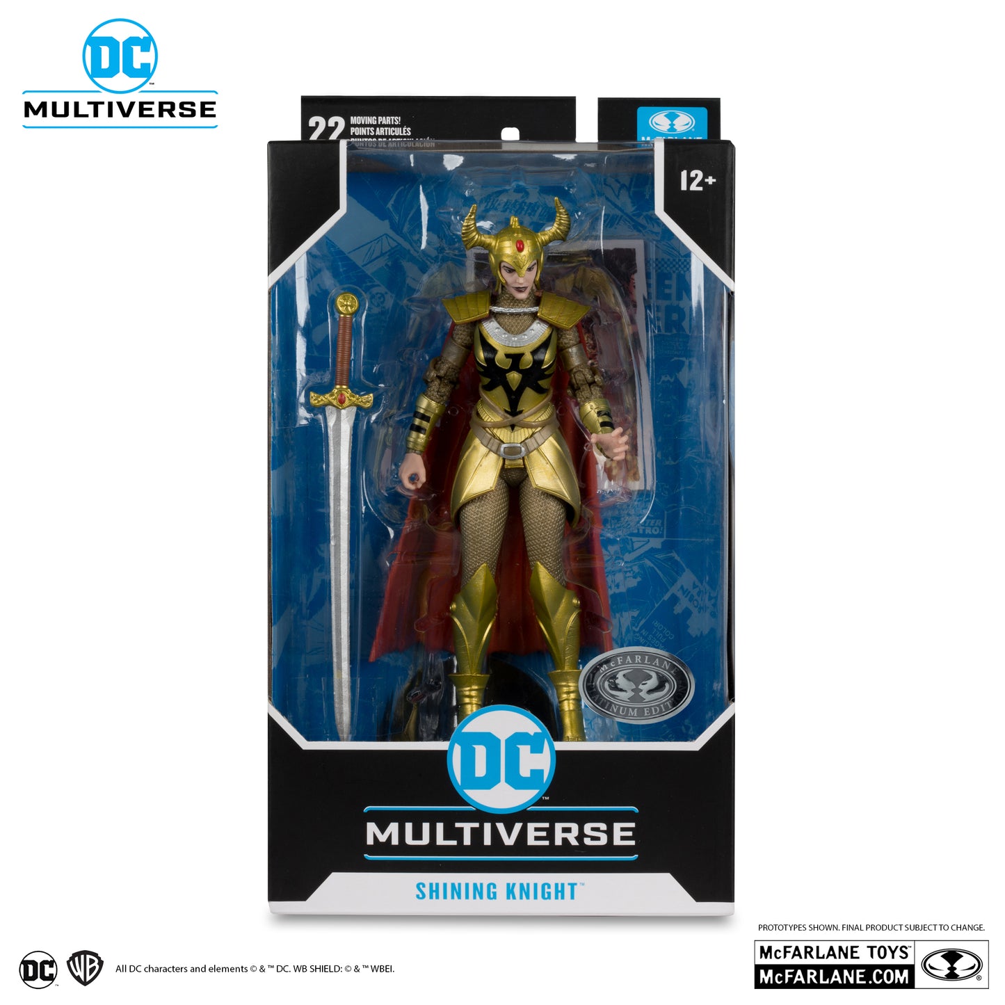 DC Multiverse Shining Knight Platinum (1 POR PERSONA)