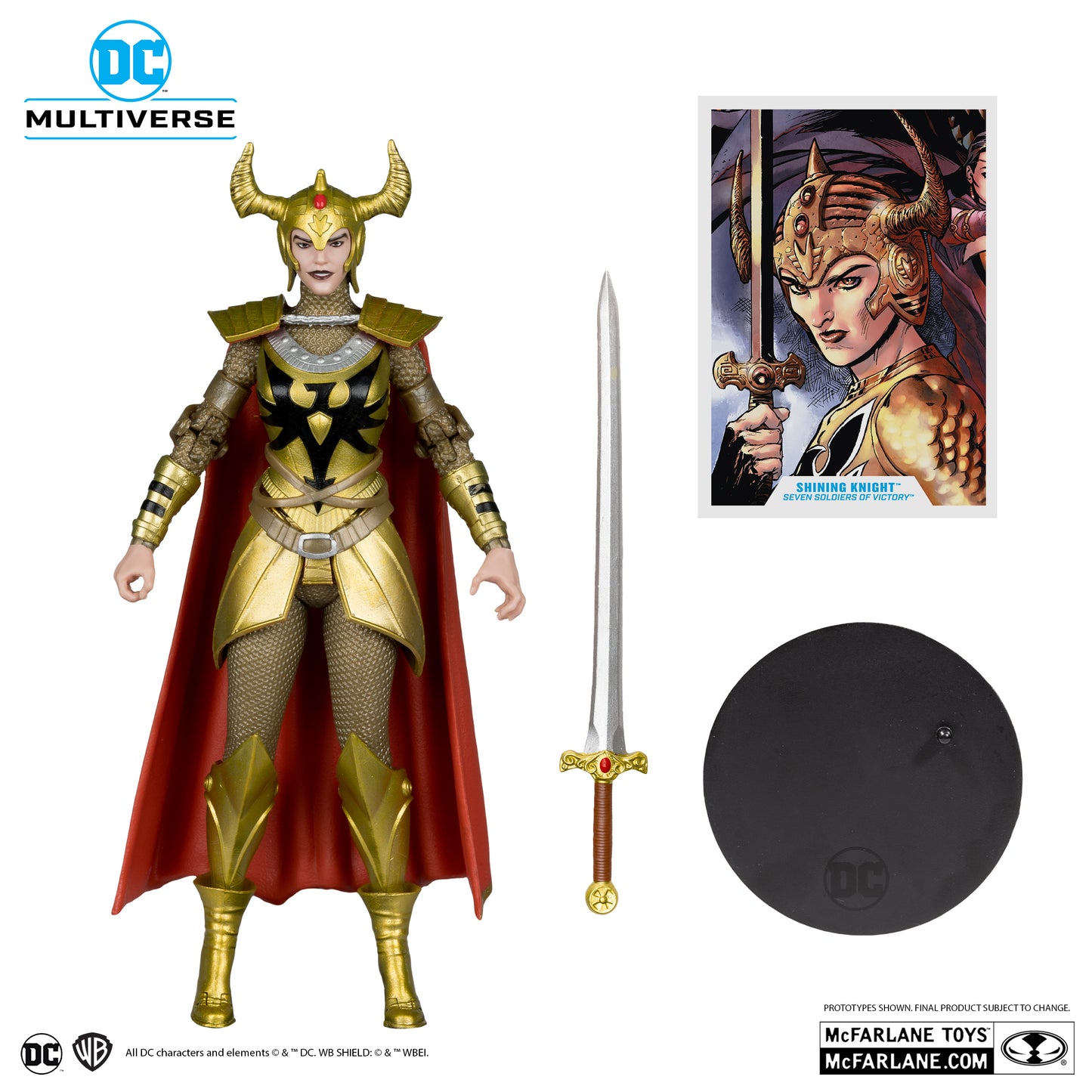 DC Multiverse Shining Knight Platinum (1 POR PERSONA)