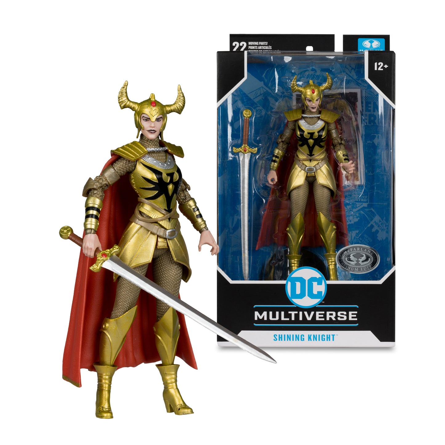 DC Multiverse Shining Knight Platinum (1 POR PERSONA)
