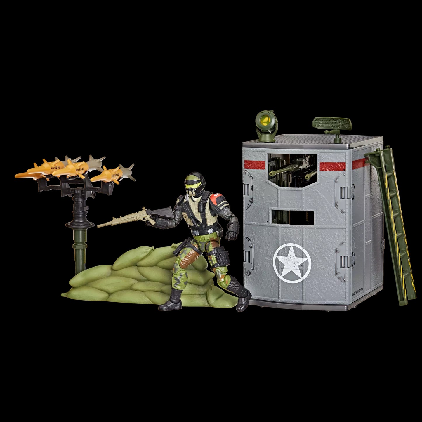 G.I. Joe Classified Series #175 Steel Corps Sentry & Modular Defense Post EXCLUSIVA