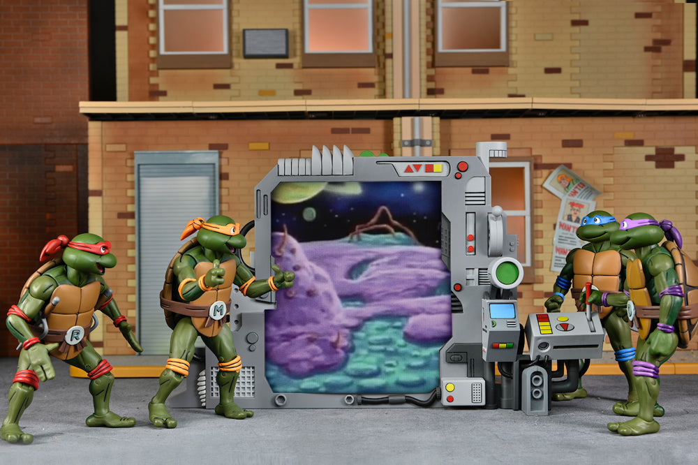 NECA TMNT Cartoon Donatello's Portal Generator EXCLUSIVA