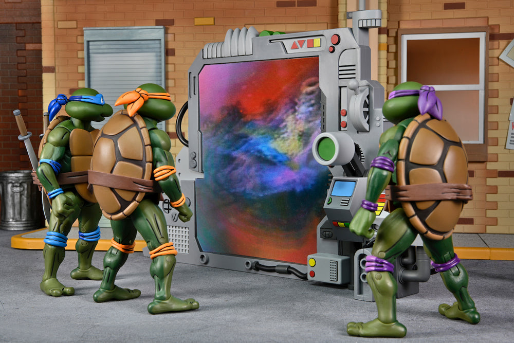 NECA TMNT Cartoon Donatello's Portal Generator EXCLUSIVA