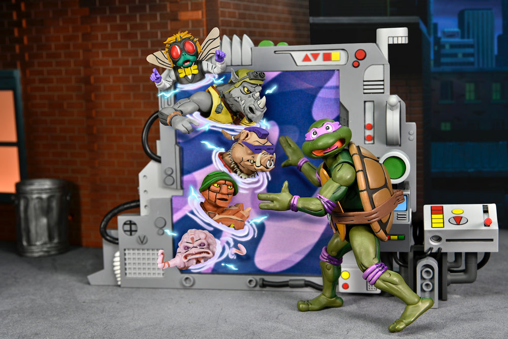 NECA TMNT Cartoon Donatello's Portal Generator EXCLUSIVA