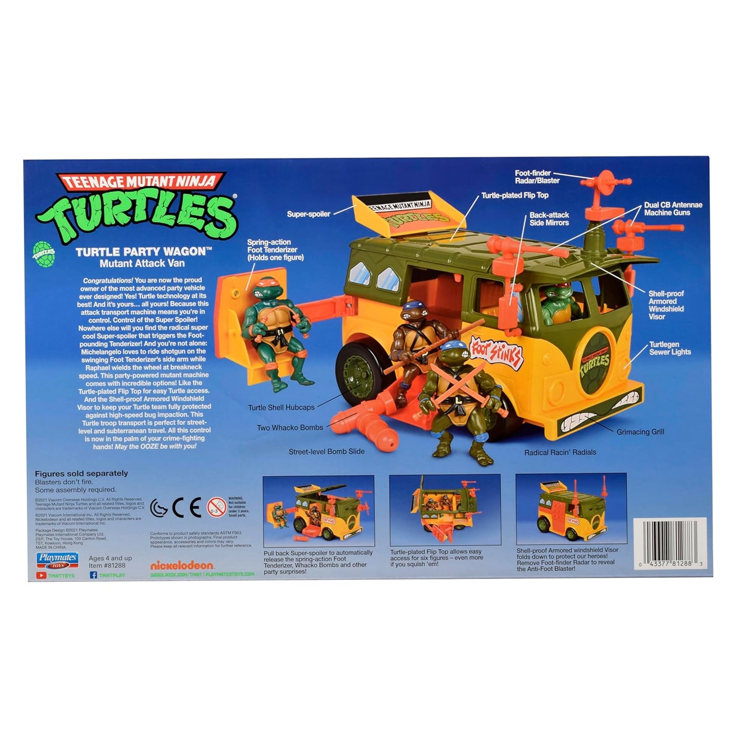 Teenage Mutant Ninja Turtles Classic Party Wagon