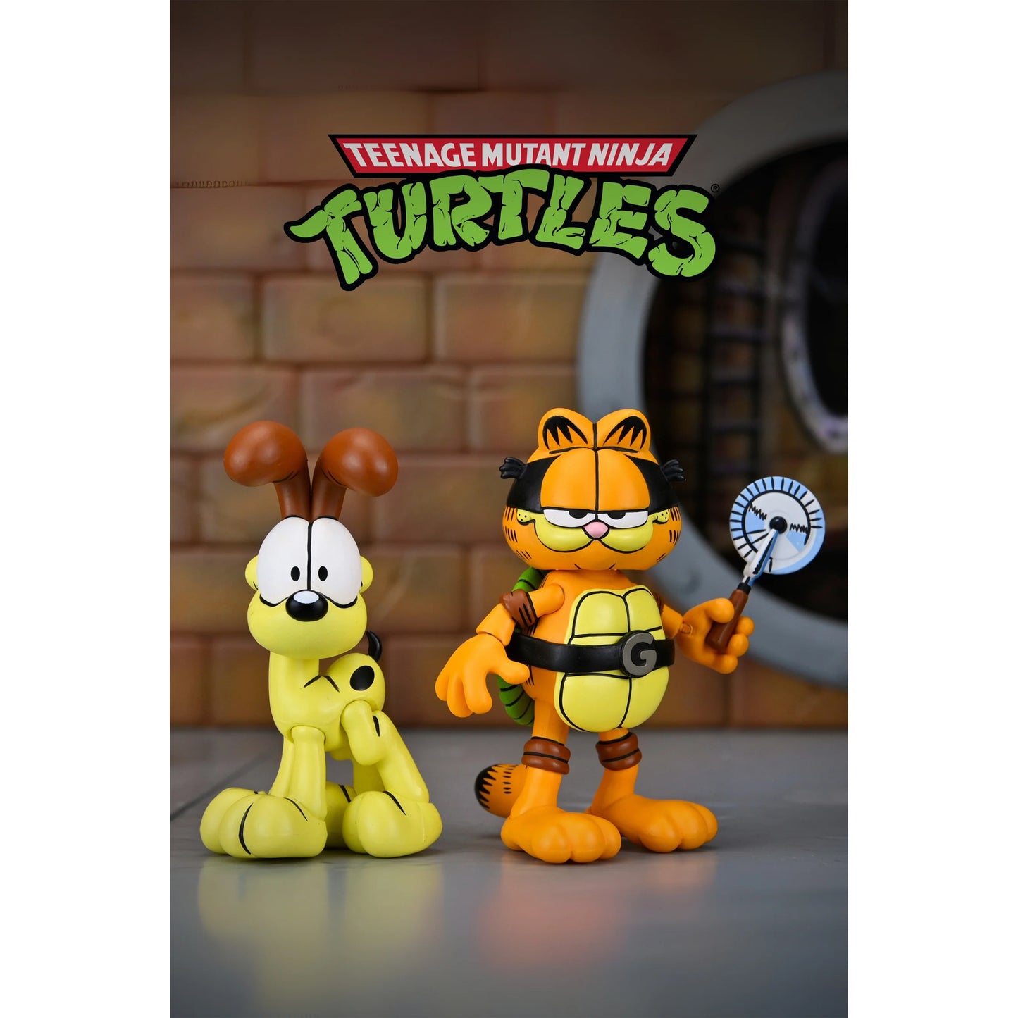 NECA TMNT Archie Comics x Garfield Ultimate Garfello w/ Odie