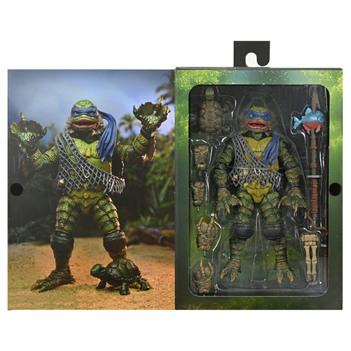 NECA TMNT x Universal Monsters Ultimate Leonardo As The Creature 2do Pago