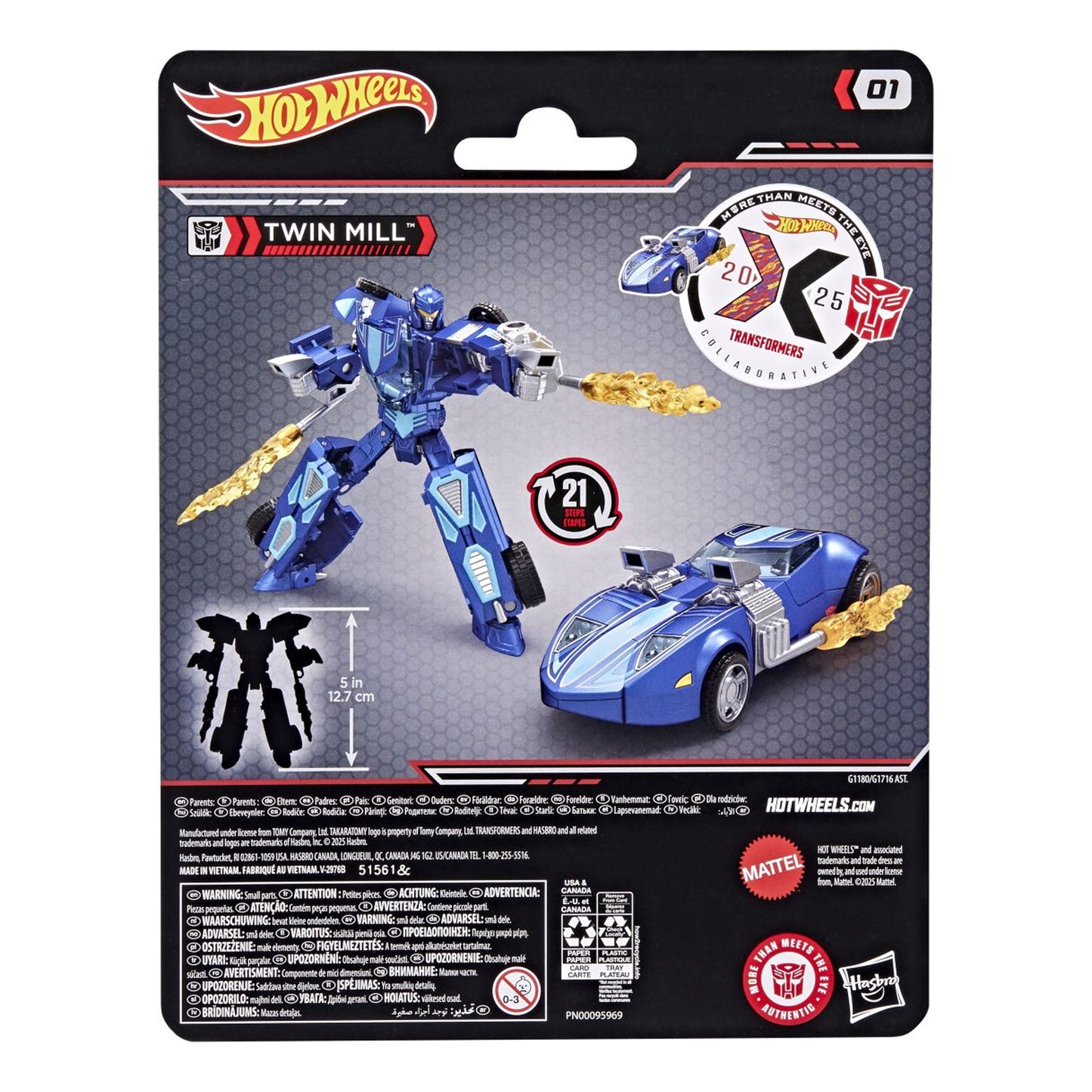 Transformers X Hot Wheels Deluxe Class Twin Mill