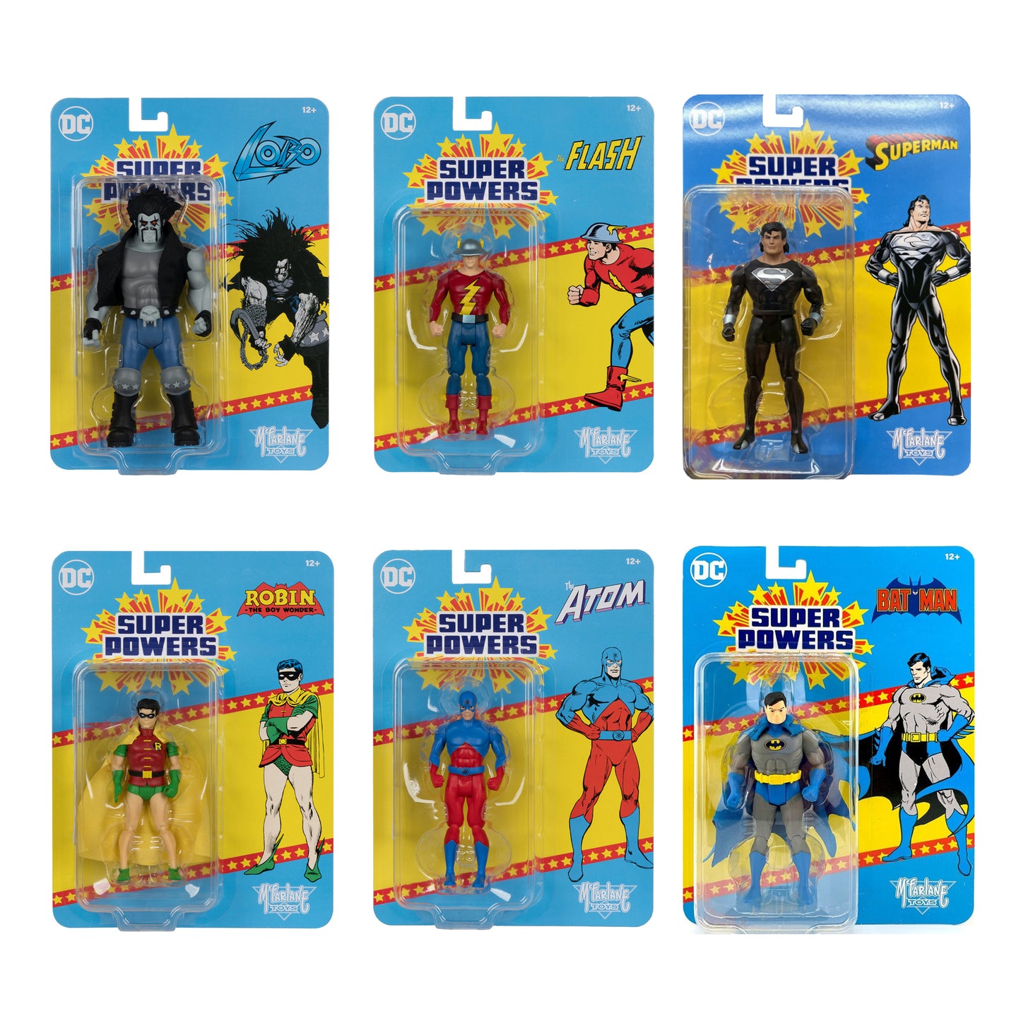 DC Super Powers Wave 10 (Robin Jason Todd/Lobo/The Atom Ray Palmer/The Flash Jay Garrick/Superman:Return of Superman/Batman Unmasked)