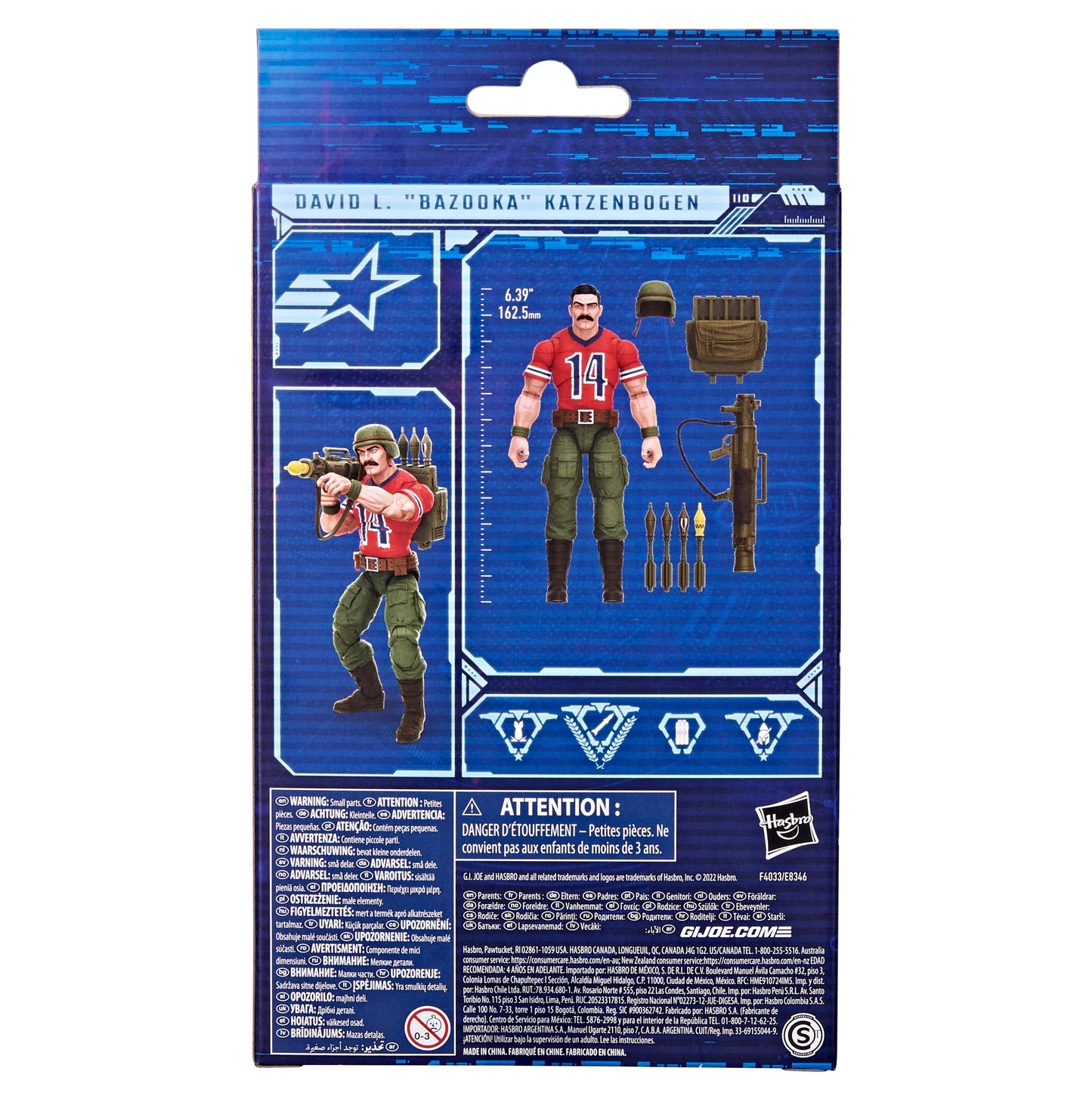 GI Joe Classified Series David L. Bazooka Katzenbogen 2do Pago