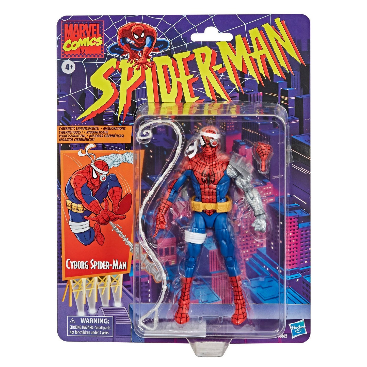 Marvel Legends Retro Cyborg Spider-man EXCLUSIVA