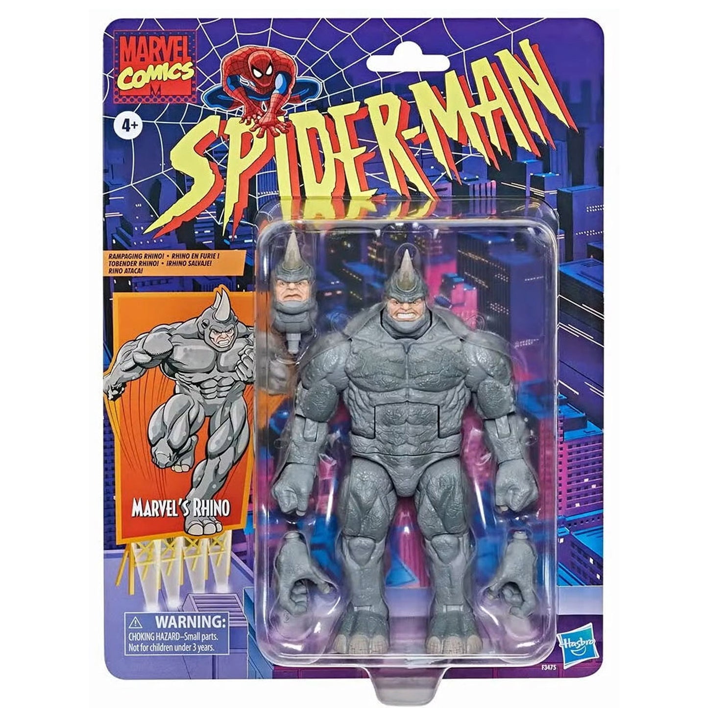 Marvel Legends Retro Rhino EXCLUSIVA