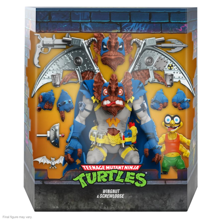 Super7 TMNT Ultimates Wingnut & Screwloose