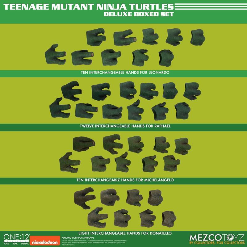 Mezco One:12 Teenage Ninja Turtles Deluxe Set