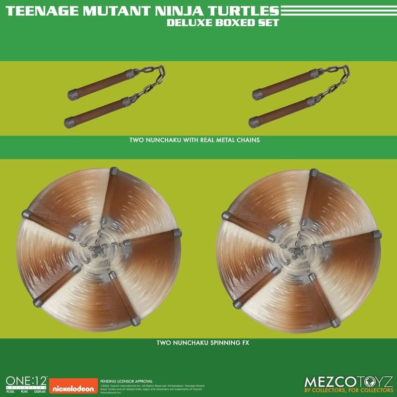 Mezco One:12 Teenage Ninja Turtles Deluxe Set