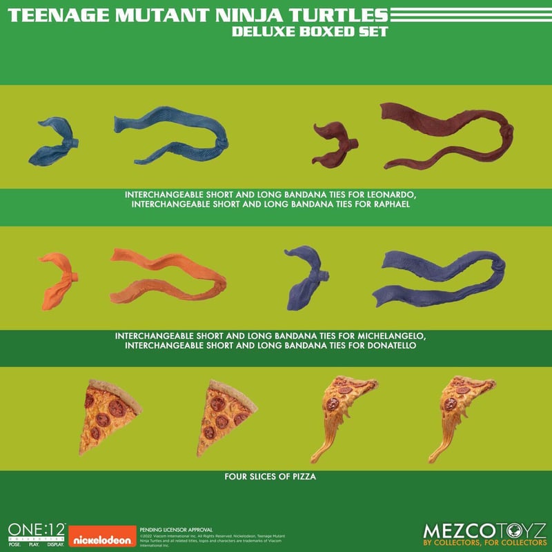 Mezco One:12 Teenage Ninja Turtles Deluxe Set